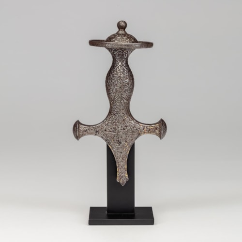 Chiselled STEEL TULWAR HILT
